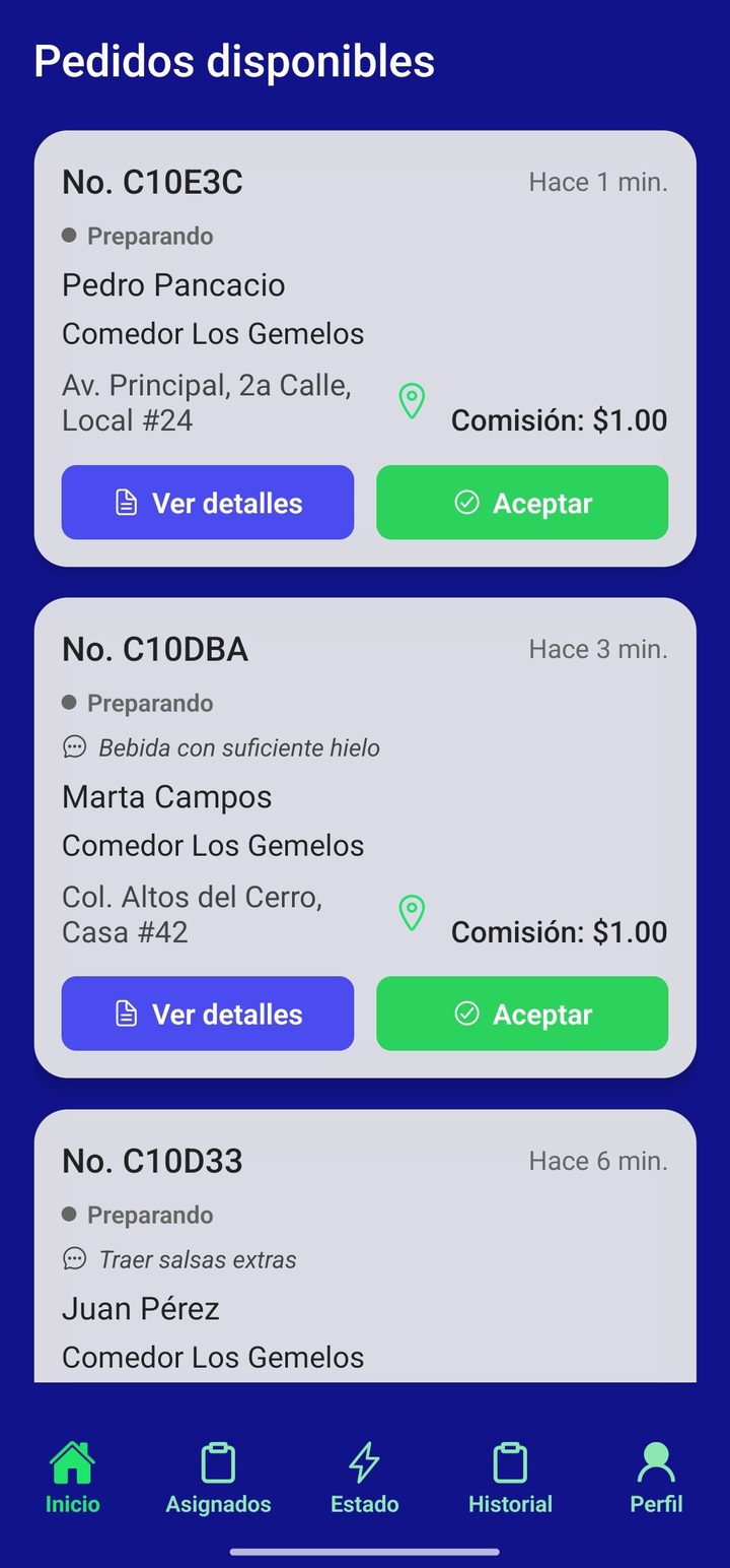 App Repartidor – Speed Delivery
